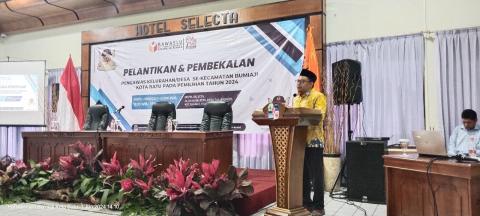 yogi beri sambutan pelantikan pkd se bumiaji